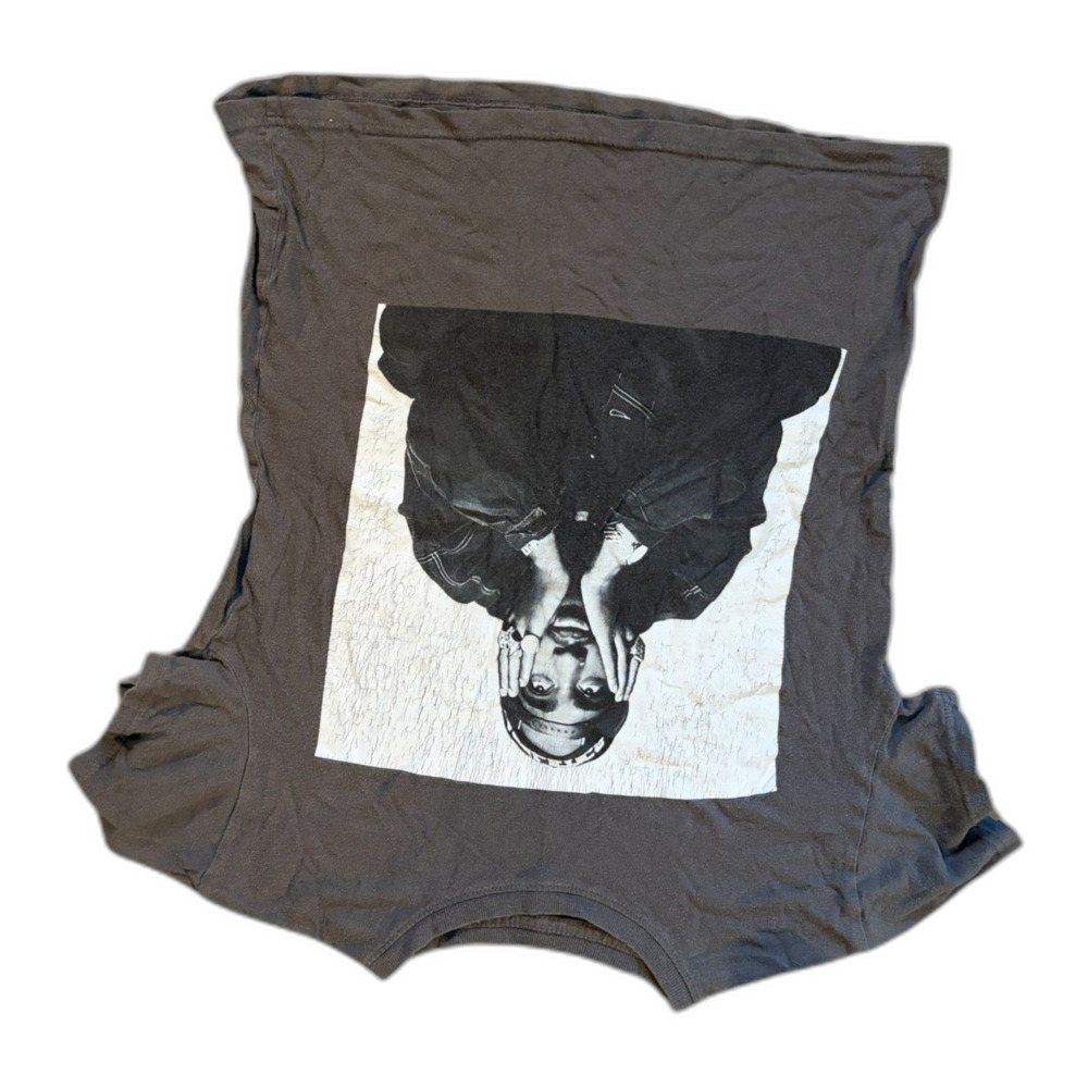 2PAC Tupac Portrait Graphic Tee Charcoal XS Bravado 2024